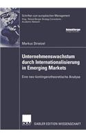 Unternehmenswachstum Durch Internationalisierung in Emerging Markets