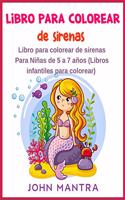 Libro para colorear de sirenas
