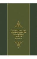 Transactions and proceedings of the New Zealand Institute Volume 15