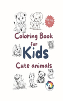 Gorgeous 40+ Animals Coloring Book For Kids, teens & adults!!