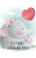 Elephant Coloring Book: Elephant Gifts for Kids 4-8, Boys, Girls or Adult Relaxation - Stress Relief Elephant lover Coloring Book Made in USA