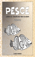 Libro da colorare per bambini - Amor propio - Animali - Pesce