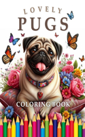 Lovely Pugs Coloring Book