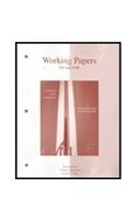 Working Papers to Accompany Intermediate Accounting