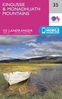 Kingussie & Monadhliath Mountains: (035 OS Landranger Map)