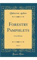 Forestry Pamphlets, Vol. 1