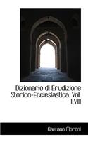 Dizionario Di Erudizione Storico-Ecclesiastica: Vol. LVIII