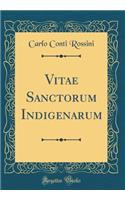 Vitae Sanctorum Indigenarum (Classic Reprint)