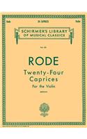 24 Caprices: Schirmer Library of Classics Volume 231 Violin and Piano(English)
