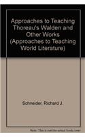 Approaches to Teaching Thoreau's Walden and Other Works