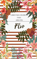 Flor Libro para Colorear para Adultos