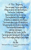 A New Beginning Journal - 2 Corinthians 5: 17: 6x9 Blank Lined 120 Page Christian Journal for New Believers in Jesus Christ to Write in and Record Your Christian Experiences