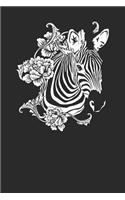 The Zebra: Zebras Notebook, Blank Lined (6 x 9 - 120 pages) Animal Themed Notebook for Daily Journal, Diary, and Gift