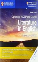 Cambridge Igcse(r) and O Level Literature in English Digital Teacher's Resource Access Card