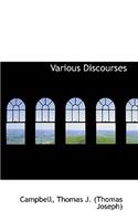 Various Discourses: (English)