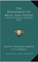 Boundaries Of Music And Poetry