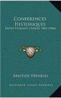 Conferences Historiques