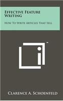 Effective Feature Writing