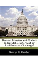 Nuclear Pakistan and Nuclear India