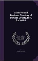 Gazetteer and Business Directory of Steuben County, N.Y., for 1868-9