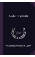 Leather for Libraries