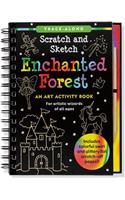 Scratch & Sketch Enchanted Forest (Trace-Along): For Artistic Wizards of All Ages