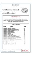 North Carolina Criminal Law and Procedure-Pamphlet 44