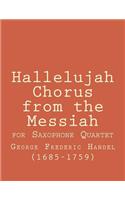 Hallelujah Chorus for Saxophone Quartet: Wedding Music from the Messiah