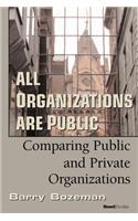 All Organizations are Public: Comparing Public and Private Organizations