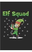 Elf Squad Notebook: Diary Journal, Sketchbook 6x9 inches with 120 Blank Pages For Drawing, Notes, Sketches