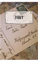 Italy: Ruled Travel Diary Notebook or Journey Journal - Lined Trip Pocketbook for Men and Women with Lines