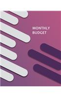 Monthly Budget: Expense Tracker Notebook - Undated Monthly Budget Planner - perfect for home, office or business.