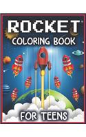 Rocket Coloring Book for Teens