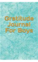 Gratitude Journal For Boys