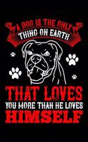 A Dog Is The Only Thing On Earth That Loves You More Than He Loves Himself