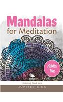 Mandalas for Meditation (Adults Fun): Coloring Book Zen