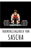 Trainingstagebuch von Sascha: Personalisierter Tagesplaner für dein Fitness- und Krafttraining im Fitnessstudio oder Zuhause