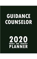 Guidance Counselor 2020 Weekly and Monthly Planner