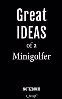 Notizbuch für Minigolfer