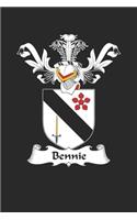 Bennie: Bennie Coat of Arms and Family Crest Notebook Journal (6 x 9 - 100 pages)
