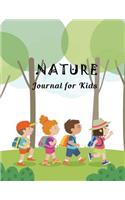 Nature Journal for Kids: Explorers for Kids, Nature Log Book Draw And Write Journal For Children Activity Book Sketching, Backyard Nature, Ecology for Kids 8.5"x11" (Childre