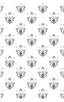 Grayscale Fleur-De-Lis Pattern
