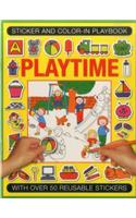 Sticker and Color-in Playbook: Playtime