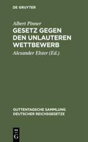 Gesetz Gegen Den Unlauteren Wettbewerb