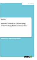 Ausfüllen einer SEPA Überweisung (Unterweisung Bankkaufmann/-frau)