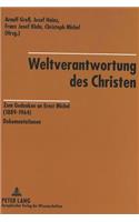 Weltverantwortung Des Christen