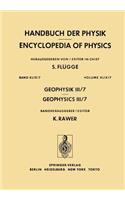 Geophysik III / Geophysics III