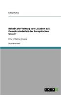 Behebt der Vertrag von Lissabon das Demokratiedefizit der Europäischen Union?