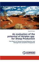 An evaluation of the potential of Atriplex spp. for Sheep Production