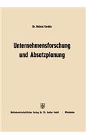 Unternehmensforschung Und Absatzplanung
